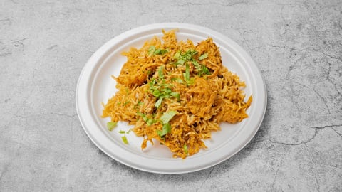 Mock Chicken Biryani