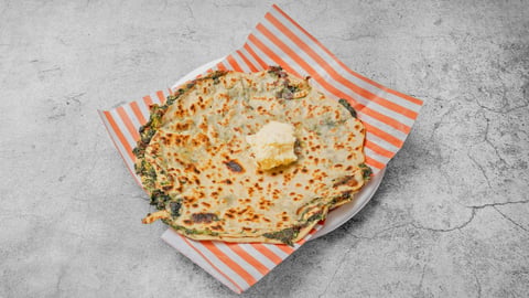 Spinach Cheese Prantha