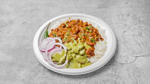 Kidney Bean Rice (Rajma)